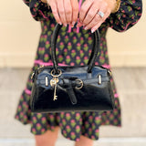 Black Vienna Crossbody Purse - The Pink Pineapple 850