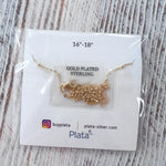 Blessings Classic Cross Necklace - The Pink Pineapple 850