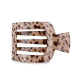 Blonde Tortoise Large Flat Square Clip - The Pink Pineapple 850