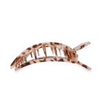 Blonde Tortoise Large Flat Square Clip - The Pink Pineapple 850