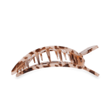 Blonde Tortoise Large Flat Square Clip - The Pink Pineapple 850