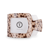 Blonde Tortoise Large Flat Square Clip - The Pink Pineapple 850