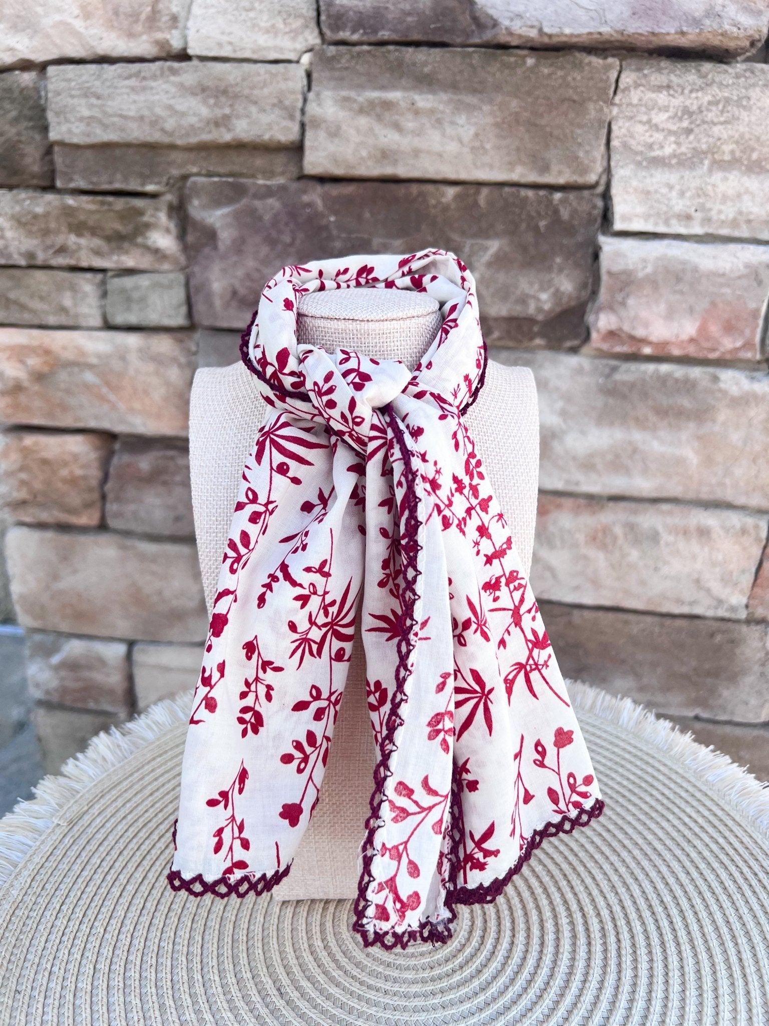 Bloom Bandana Scarf - The Pink Pineapple 850