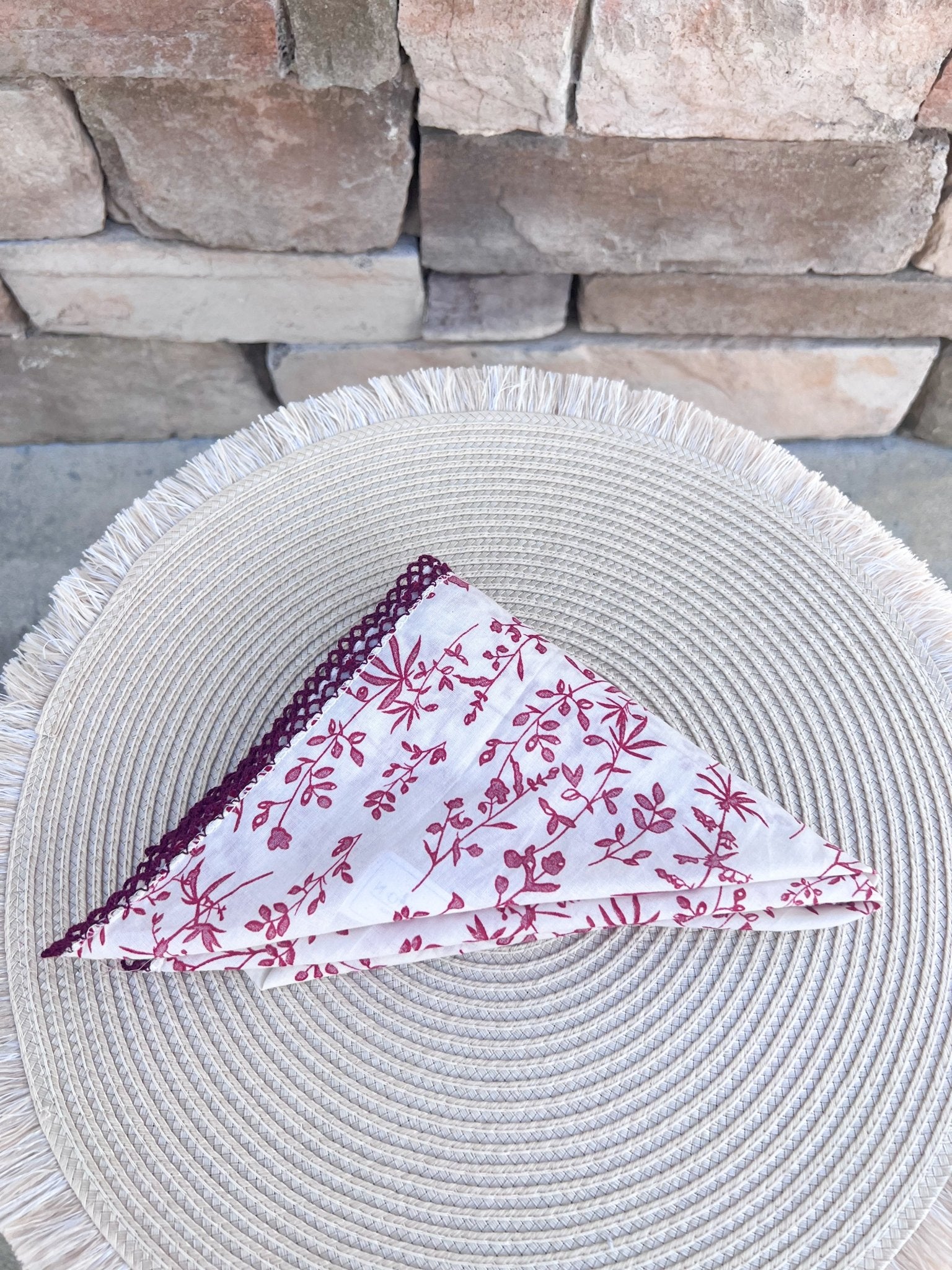 Bloom Bandana Scarf - The Pink Pineapple 850