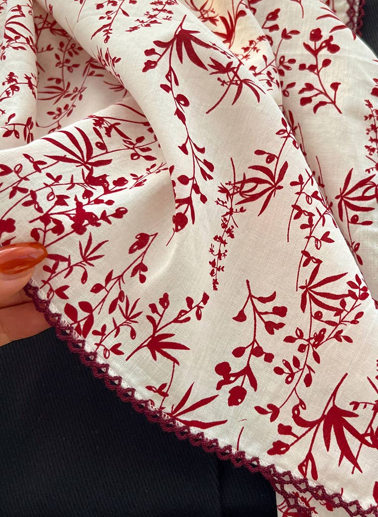 Bloom Bandana Scarf - The Pink Pineapple 850