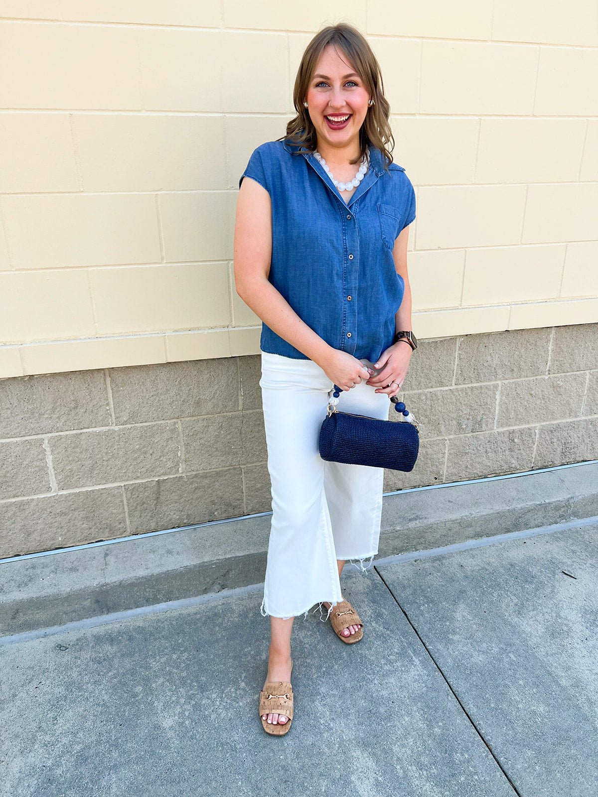 Bloom Belle Beaded Barrel Clutch - The Pink Pineapple 850