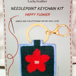 Bloom & Carry Needlepoint Keychain Kit - The Pink Pineapple 850