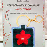Bloom & Carry Needlepoint Keychain Kit - The Pink Pineapple 850
