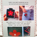 Bloom & Carry Needlepoint Keychain Kit - The Pink Pineapple 850