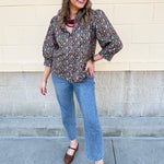 Blooming Trellis Blouse - The Pink Pineapple 850
