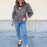 Blooming Trellis Blouse - The Pink Pineapple 850