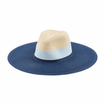 Blue Color Block Fedora - The Pink Pineapple 850