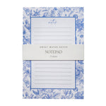 Blue Delft Notepad - The Pink Pineapple 850