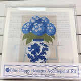 Blue Garden Chinoiserie Needlepoint Kit - The Pink Pineapple 850
