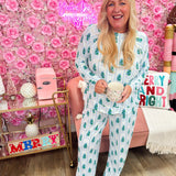 Blue Ginger Jar Pajama Set - The Pink Pineapple 850