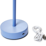 Blue Glow Scalloped Rechargeable Table Lamp - The Pink Pineapple 850