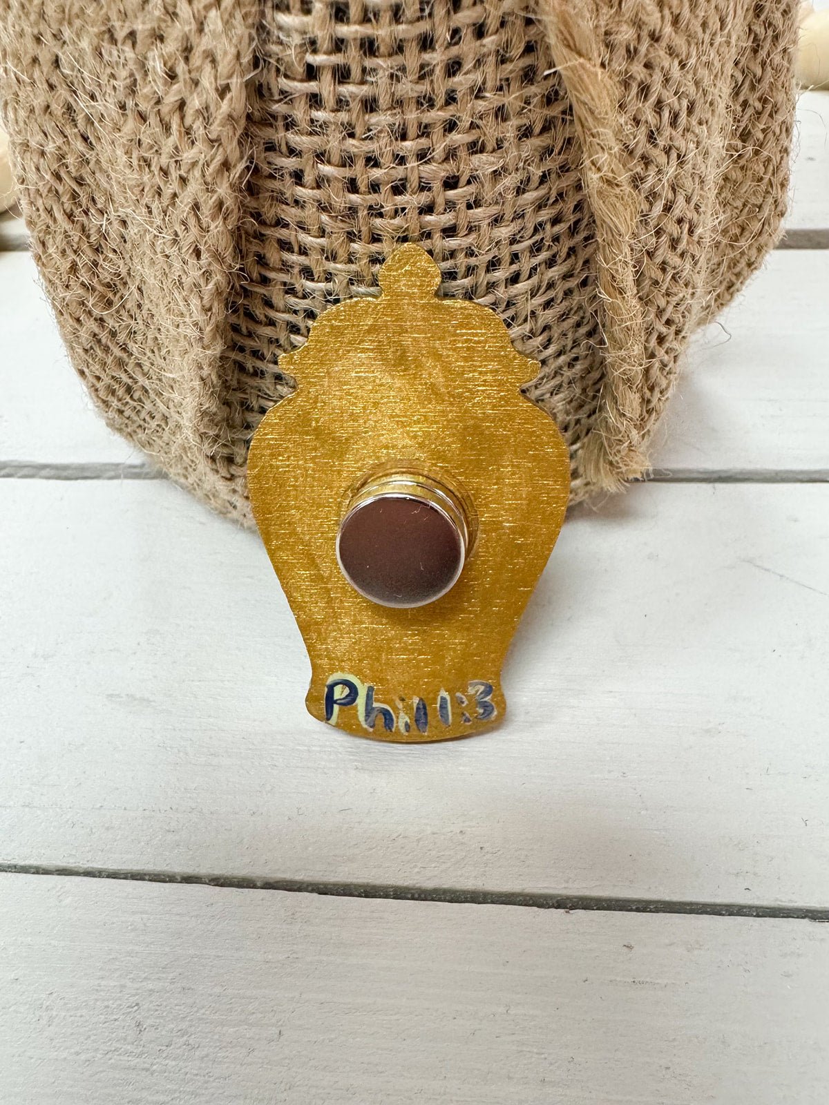 Blue & Green Ginger Jar Needle Minder - The Pink Pineapple 850