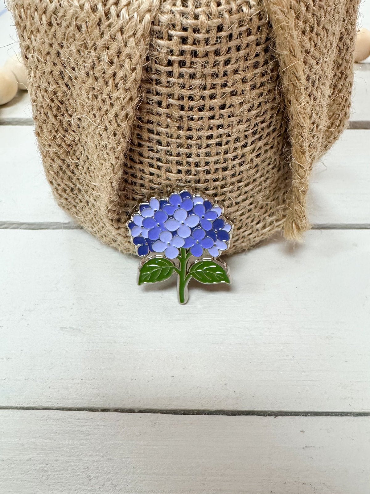 Blue Hydrangea Needle Minder - The Pink Pineapple 850