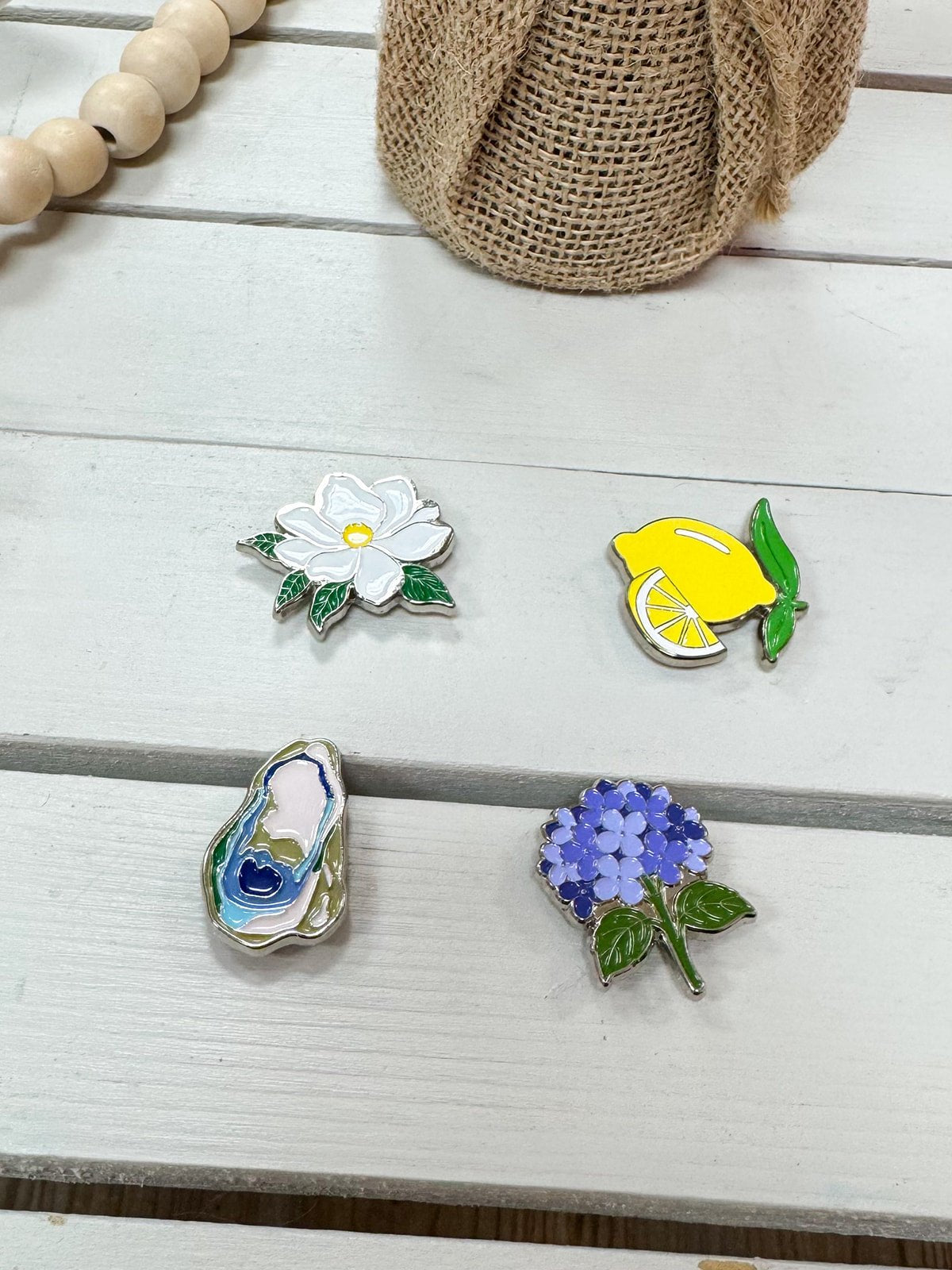 Blue Hydrangea Needle Minder - The Pink Pineapple 850
