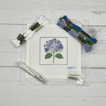 Blue Hydrangea Needlepoint Kit - The Pink Pineapple 850