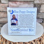 Blue Hydrangea Needlepoint Kit - The Pink Pineapple 850