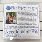 Blue Hydrangea Needlepoint Kit - The Pink Pineapple 850