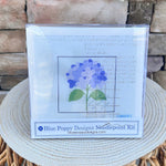 Blue Hydrangea Needlepoint Kit - The Pink Pineapple 850