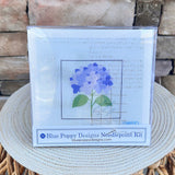 Blue Hydrangea Needlepoint Kit - The Pink Pineapple 850