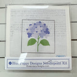 Blue Hydrangea Needlepoint Kit - The Pink Pineapple 850