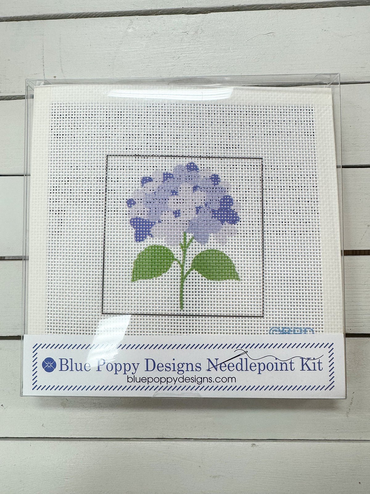 Blue Hydrangea Needlepoint Kit - The Pink Pineapple 850