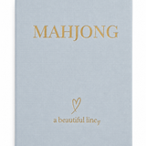 Blue Mahjong Coffee Table Book Tile Storage - The Pink Pineapple 850