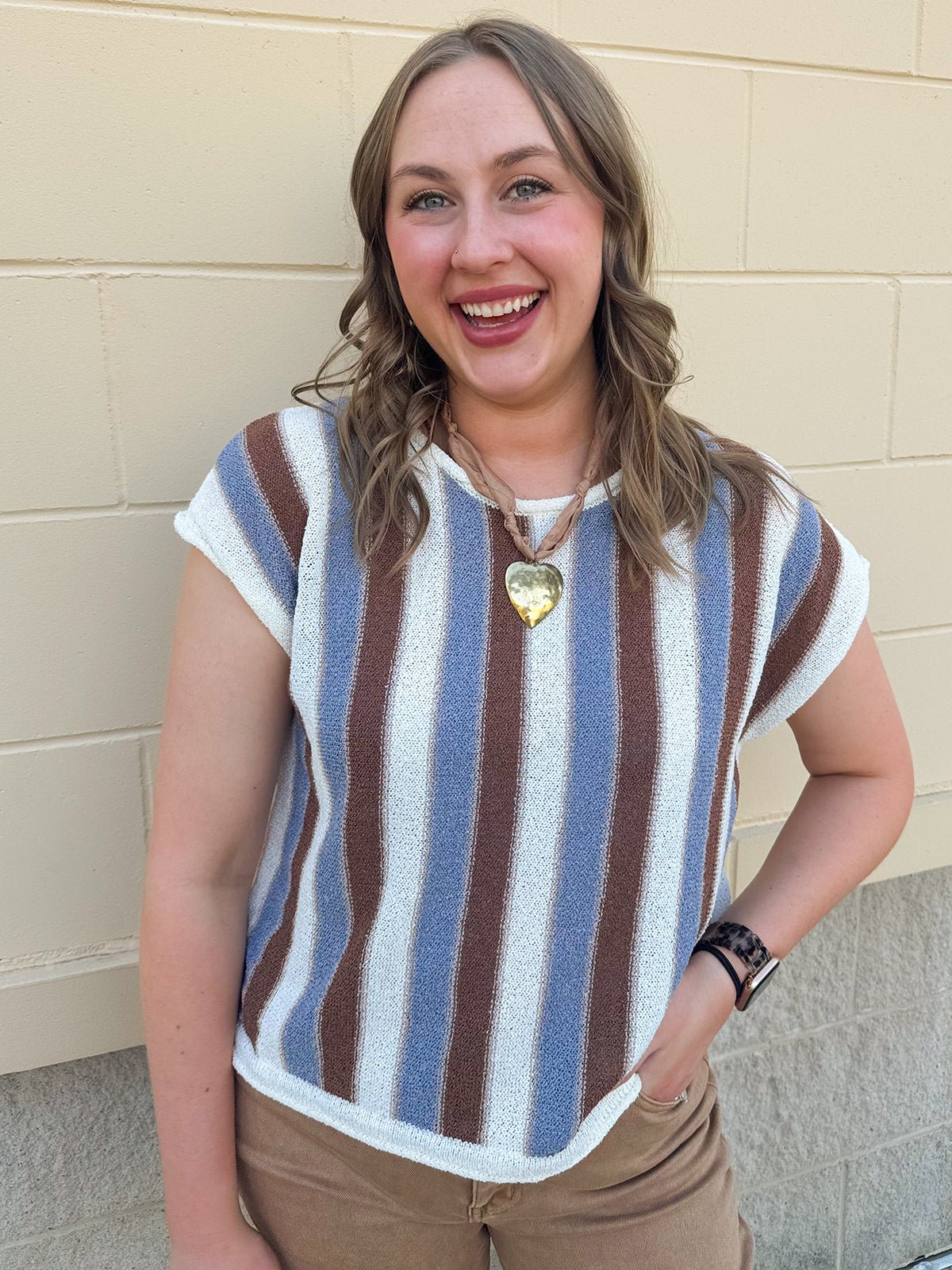 Blue Ridge Knit Top - The Pink Pineapple 850