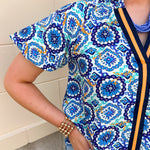 Blue Skies Ahead Printed Top - The Pink Pineapple 850