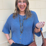 Blue Skies Sweater - The Pink Pineapple 850