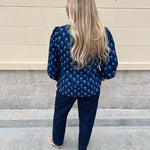 Bluebell Bloom Keyhole Blouse - The Pink Pineapple 850