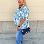 Bluebell Breeze Smocked Top - The Pink Pineapple 850