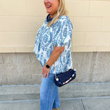 Bluebell Breeze Smocked Top - The Pink Pineapple 850