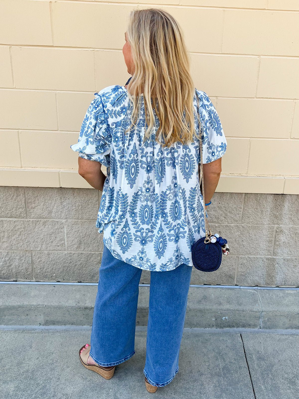 Bluebell Breeze Smocked Top - The Pink Pineapple 850