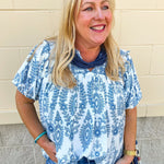 Bluebell Breeze Smocked Top - The Pink Pineapple 850