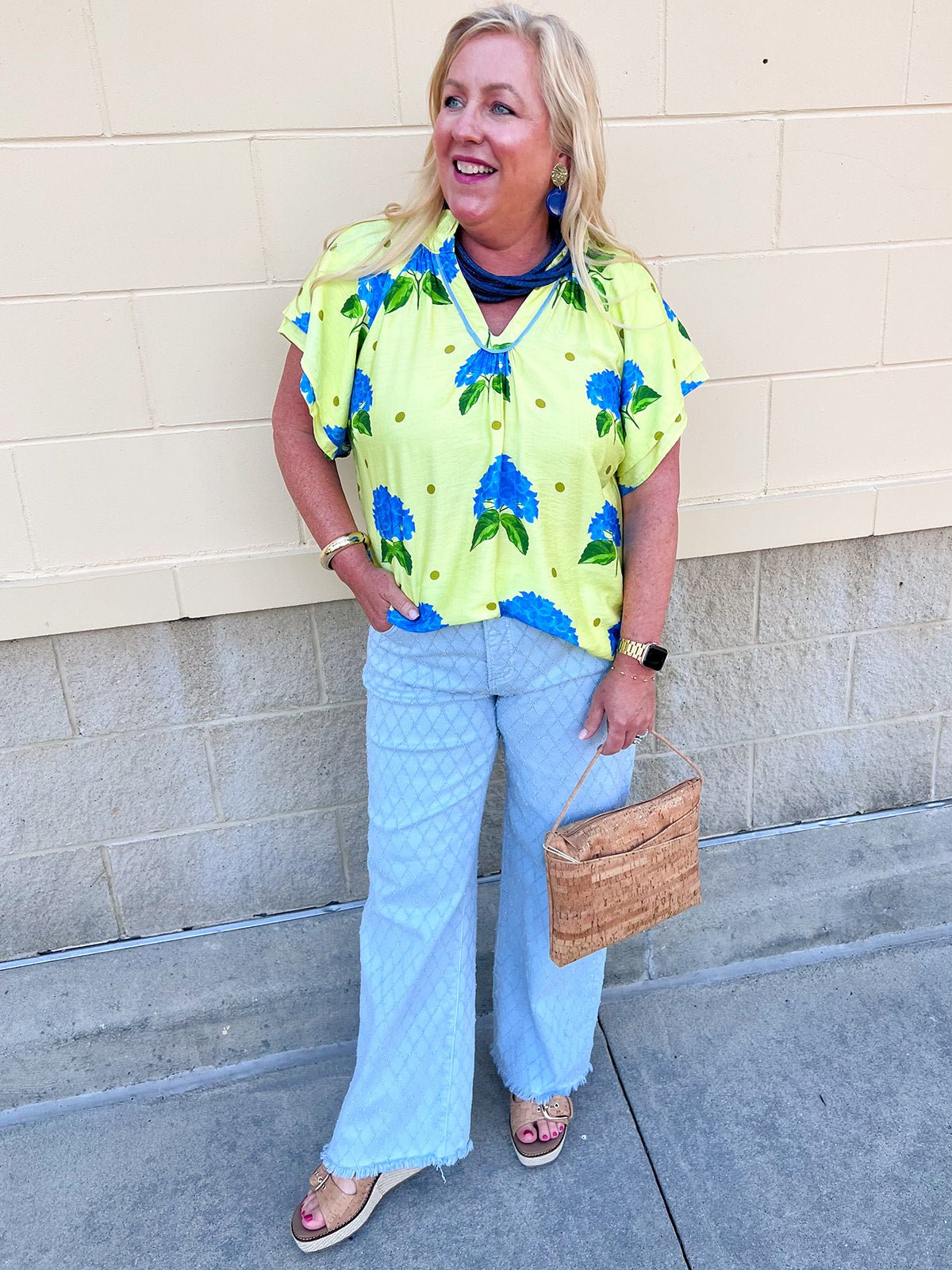 Bluebell Brunch Blouse - The Pink Pineapple 850