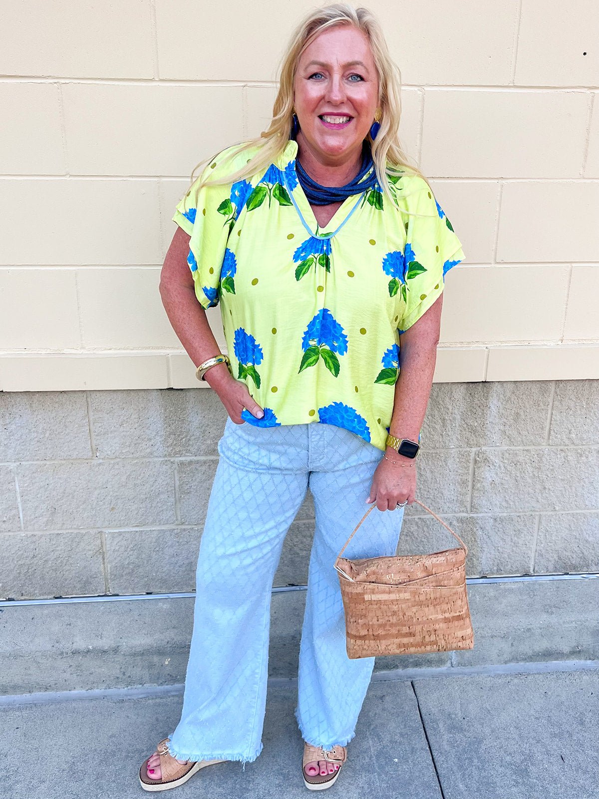 Bluebell Brunch Blouse - The Pink Pineapple 850