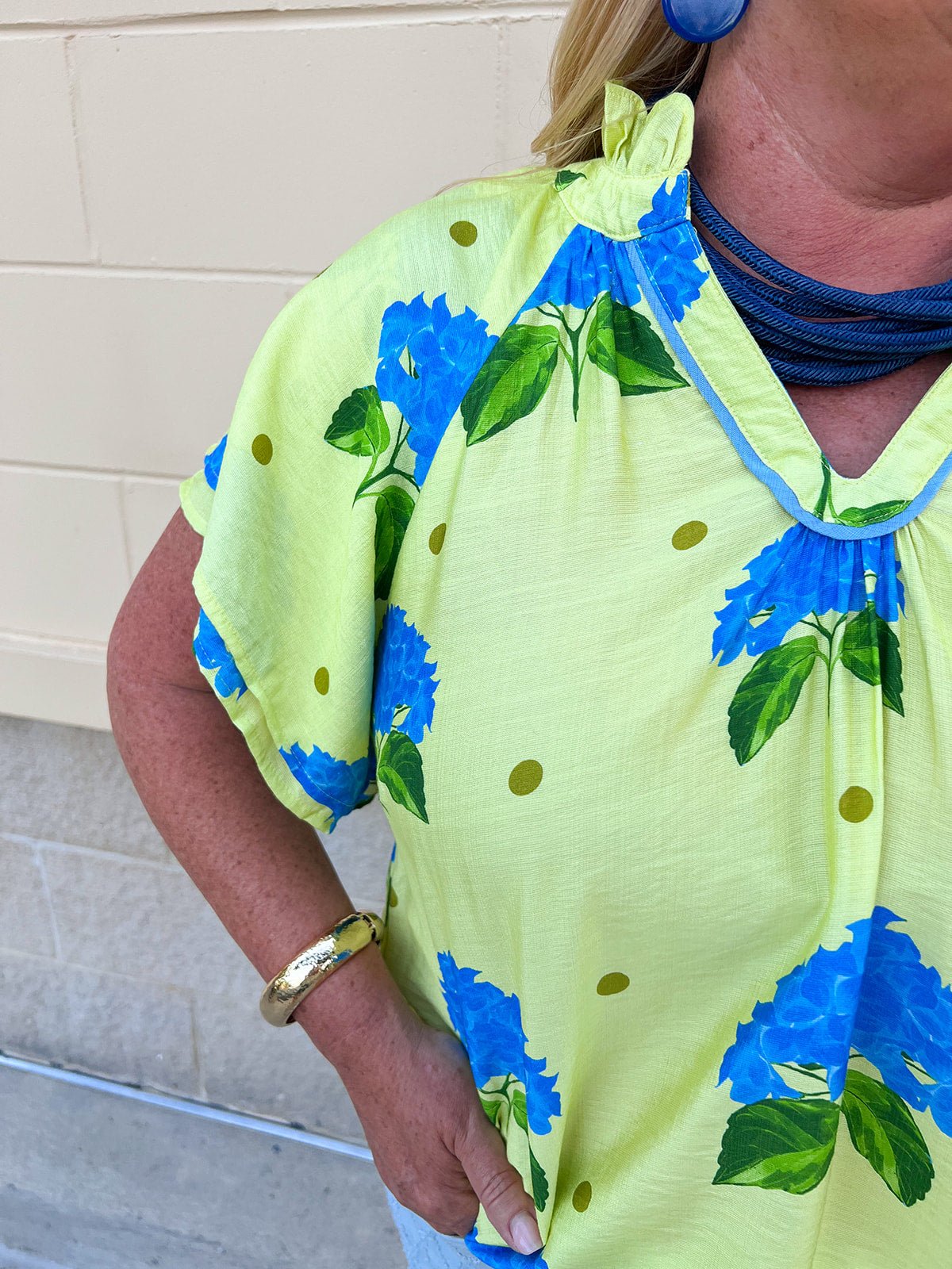 Bluebell Brunch Blouse - The Pink Pineapple 850