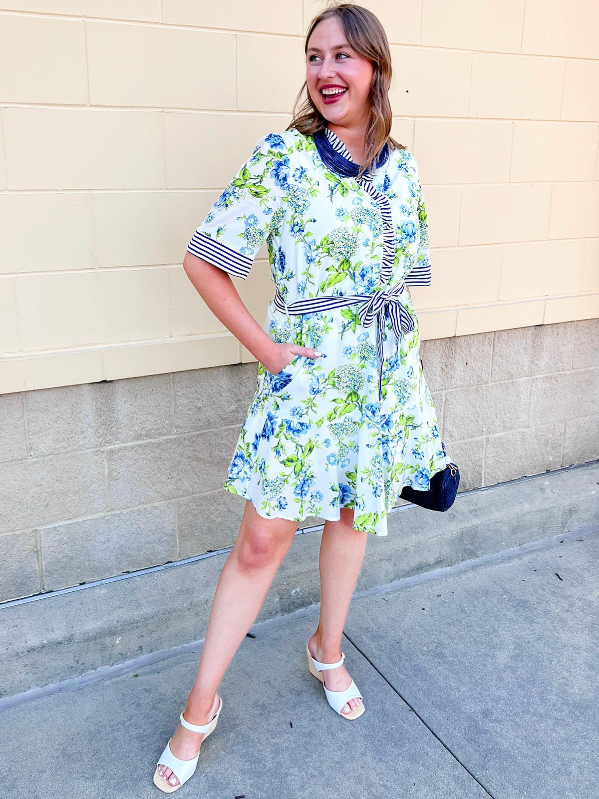 Bluebell Manor Mini Dress - The Pink Pineapple 850