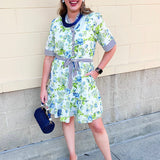 Bluebell Manor Mini Dress - The Pink Pineapple 850