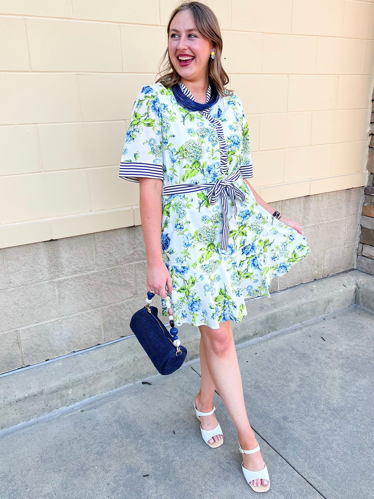 Bluebell Manor Mini Dress - The Pink Pineapple 850