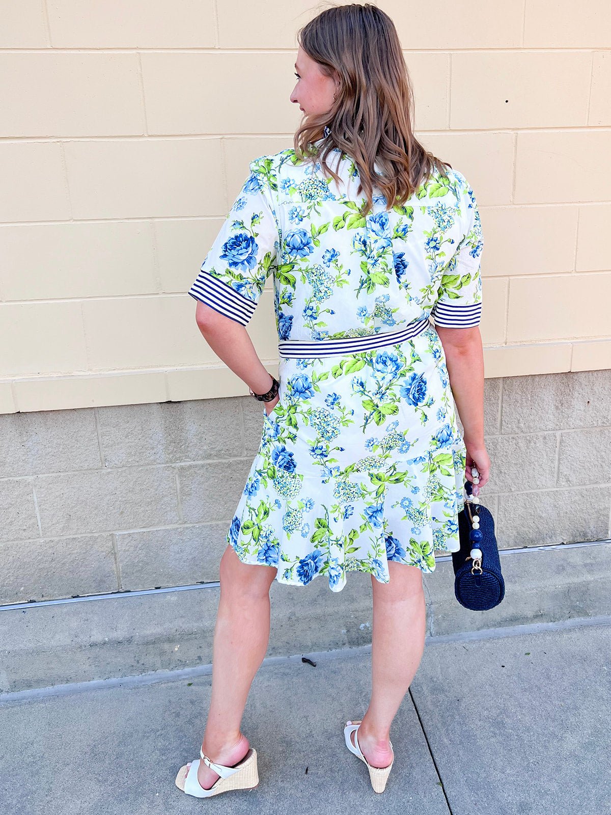 Bluebell Manor Mini Dress - The Pink Pineapple 850