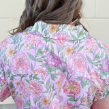 Blush Breeze Border Floral Dress - The Pink Pineapple 850