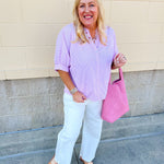 Blush Breeze Button - Up Blouse - The Pink Pineapple 850