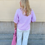 Blush Breeze Button - Up Blouse - The Pink Pineapple 850