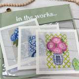 Blush Chinoiserie Needlepoint Kit - The Pink Pineapple 850